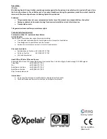 Preview for 12 page of Xpelair DX100R Installation And Maintenance Instructions Manual