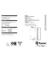 Xpelair Premier CF20T and Installation And Operating Instructions Manual preview