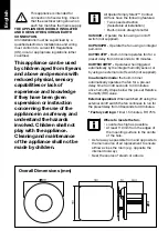 Preview for 4 page of Xpelair Simply Silent C4HTR (92967AW) Installation And Maintenance Instructions Manual