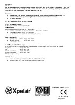 Preview for 10 page of Xpelair Simply Silent DX150 Manual