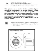 Preview for 2 page of Xpelair SSSFC100 Installation And Maintenance Manual