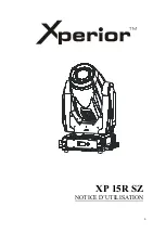 Preview for 1 page of Xperior XP 15R SZ User Manual