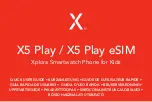 XPLORA X5 Play Quick User Manual предпросмотр