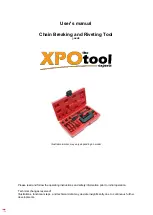 Preview for 1 page of XPOtool 30206 User Manual