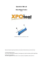 Preview for 1 page of XPOtool 61574 Operation Manual