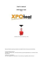 Предварительный просмотр 1 страницы XPOtool 61709 User Manual