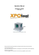 XPOtool 62822 Operation Manual preview