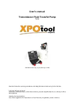 Preview for 1 page of XPOtool 63004 User Manual