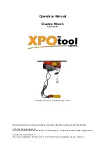 XPOtool 63080 Operation Manual предпросмотр