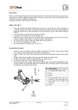 Preview for 3 page of XPOtool 63371 Operation Manual