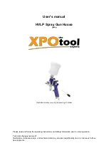 Предварительный просмотр 1 страницы XPOtool H2000 User Manual
