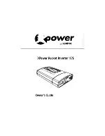 XPower 175 PLUS Owner'S Manual preview