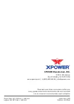 Preview for 44 page of XPower A-2B Owner'S Manual