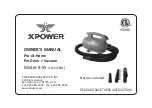 XPower B-55 Owner'S Manual preview