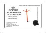 Preview for 1 page of XPower BR-450 Series Owner'S Manual