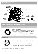 Preview for 4 page of XPower FC-125B Owner'S Manual