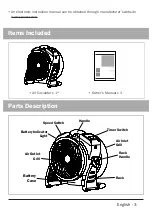 Preview for 3 page of XPower FC-150B Owner'S Manual