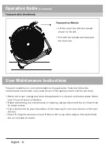 Предварительный просмотр 6 страницы XPower FD-650DC Owner'S Manual