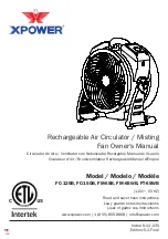 Preview for 1 page of XPower FM-65B Owner'S Manual