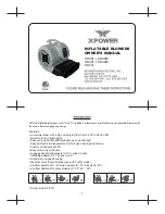 Preview for 13 page of XPower P-800HI Owner'S Manual