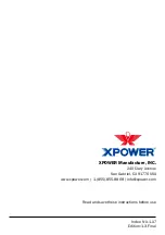 Preview for 20 page of XPower X-3000 Series Owner'S Manual