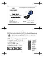 Preview for 13 page of XPower X-430TF Owner'S Manual