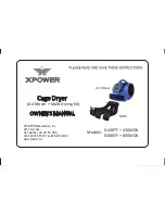 XPower X-800TF Owner'S Manual preview