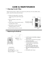 Preview for 8 page of XPower XD-125 Owner'S Manual