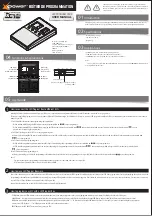 Предварительный просмотр 2 страницы XPower Xreg V5 LED PROGRAM CARD User Manual