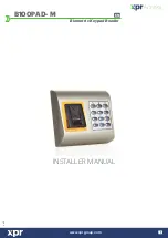 XPR Access B100PAD-M Installer Manual preview