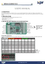 xpr WS4-CONV-V2 User Manual preview