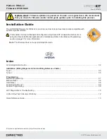 Preview for 1 page of Xpresskit DBALL2-HYUNDAI9 Installation And Quick Reference Manual