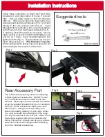 Preview for 2 page of XRACK Fixed Wing Base Owner'S Manual And Safety Instructions