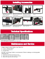 Preview for 4 page of XRACK Fixed Wing Base Owner'S Manual And Safety Instructions