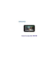 Xroad MI4300 Owner'S Manual preview