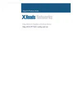 Preview for 1 page of XRoads Networks EdgeXOS Platform Notes