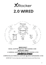 XROCKER 2.0 WIRED Manual preview