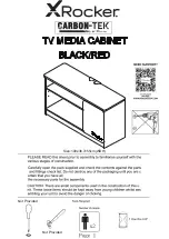 Preview for 1 page of XROCKER Carbon-Tek 2022027 Manual