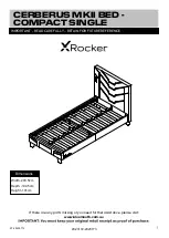 XROCKER CERBERUS MKII Manual preview