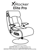 XROCKER Elite Pro User Manual preview