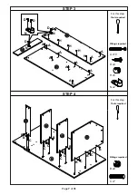 Preview for 7 page of XROCKER HIDEOUT CAMO GAMING BUNK BED WITH DESK 2021058 Assembly Instructions Manual