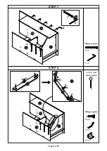 Preview for 9 page of XROCKER HIDEOUT CAMO GAMING BUNK BED WITH DESK 2021058 Assembly Instructions Manual