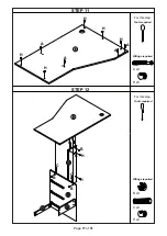 Preview for 11 page of XROCKER HIDEOUT CAMO GAMING BUNK BED WITH DESK 2021058 Assembly Instructions Manual