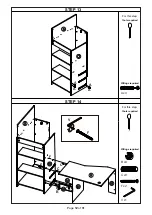 Preview for 12 page of XROCKER HIDEOUT CAMO GAMING BUNK BED WITH DESK 2021058 Assembly Instructions Manual