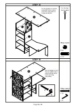 Preview for 13 page of XROCKER HIDEOUT CAMO GAMING BUNK BED WITH DESK 2021058 Assembly Instructions Manual