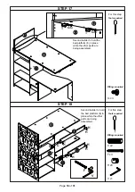 Preview for 14 page of XROCKER HIDEOUT CAMO GAMING BUNK BED WITH DESK 2021058 Assembly Instructions Manual