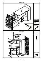 Preview for 15 page of XROCKER HIDEOUT CAMO GAMING BUNK BED WITH DESK 2021058 Assembly Instructions Manual