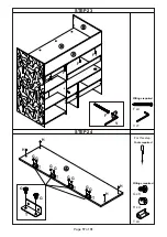 Preview for 17 page of XROCKER HIDEOUT CAMO GAMING BUNK BED WITH DESK 2021058 Assembly Instructions Manual