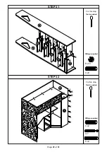 Preview for 21 page of XROCKER HIDEOUT CAMO GAMING BUNK BED WITH DESK 2021058 Assembly Instructions Manual