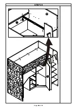 Preview for 26 page of XROCKER HIDEOUT CAMO GAMING BUNK BED WITH DESK 2021058 Assembly Instructions Manual